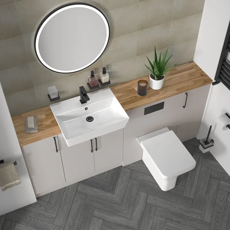 oliver cashmere 1800 vanity and wc toilet pack