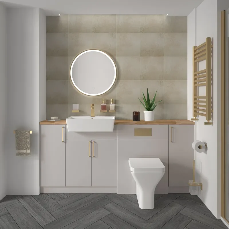 oliver cashmere 1800 vanity and wc toilet pack