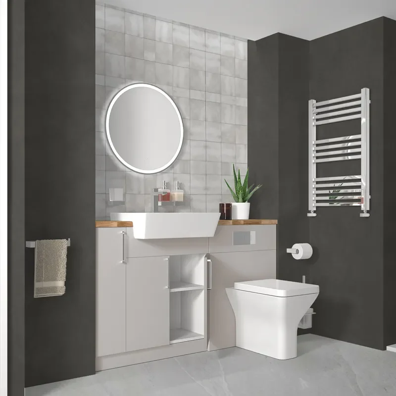 oliver 1400 cashmere vanity and toilet package