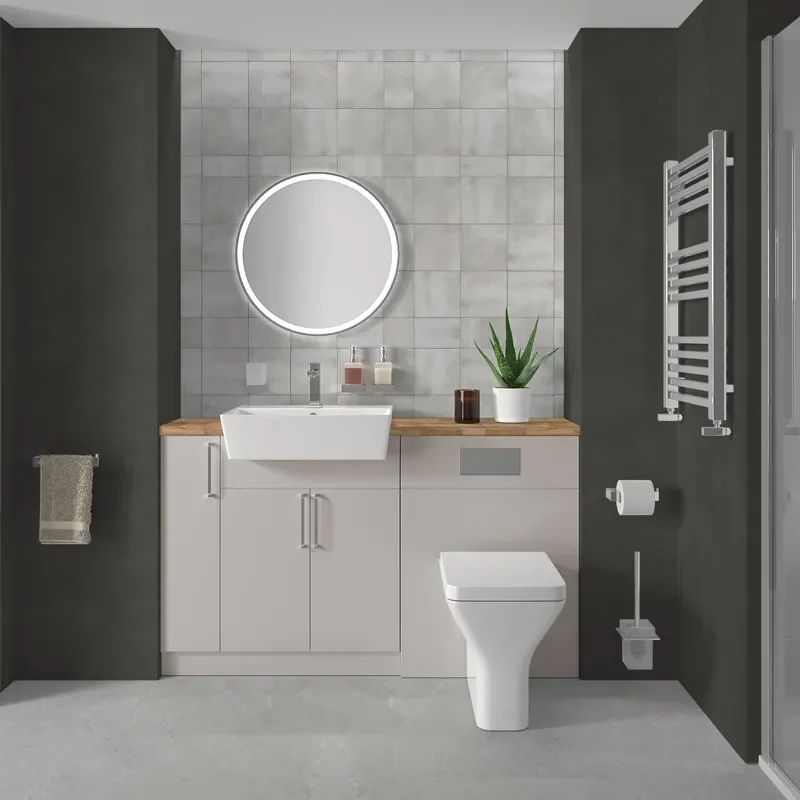 oliver 1400 cashmere vanity and toilet package