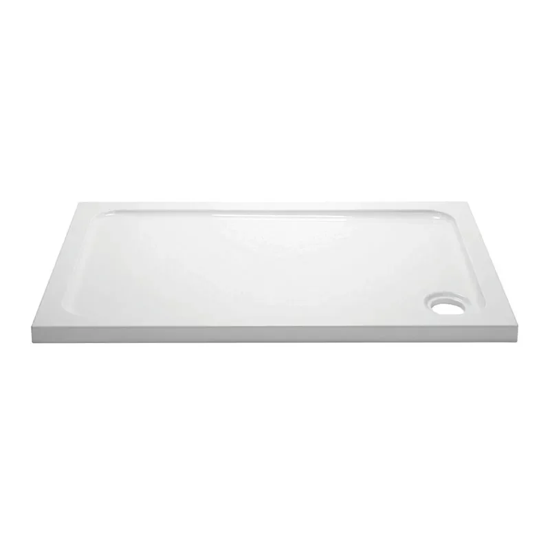 White Rectangular Slimline Shower Tray 1200 x 900