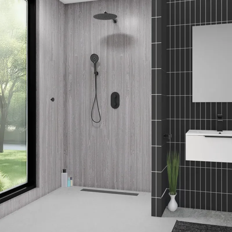 perform panel wet wall clear splendour various sizes square edge or nu-lock