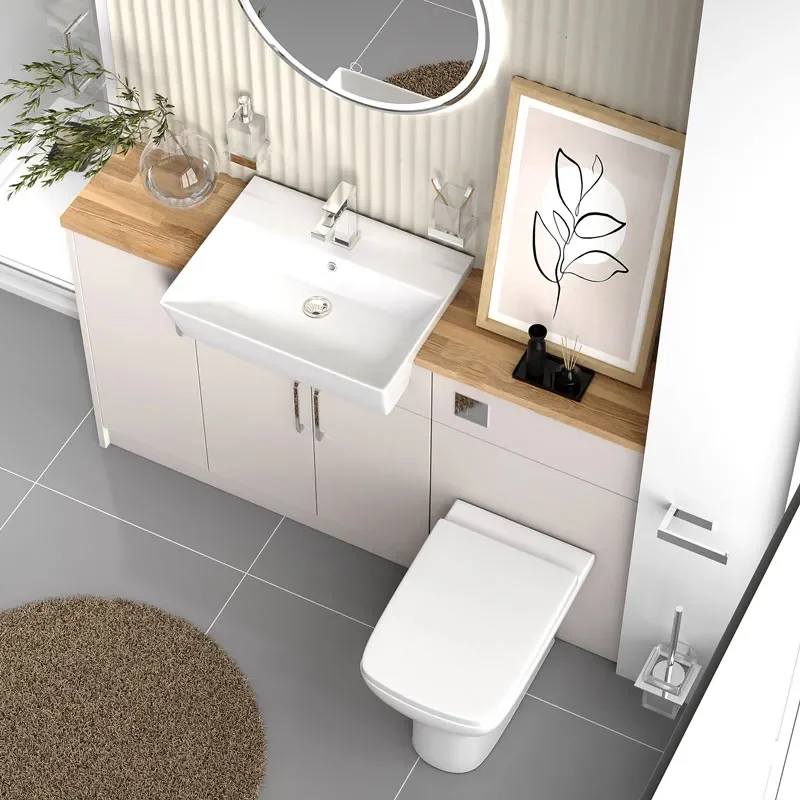 oliver cashmere shower suite 1400 vanity with pivot door