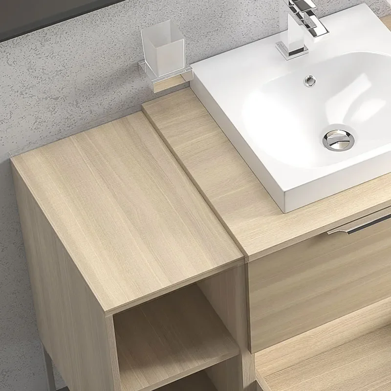 alani 1200 oak vanity square basin