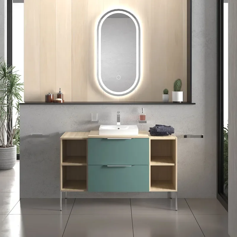 alani 1200 petrol blue vanity square sink