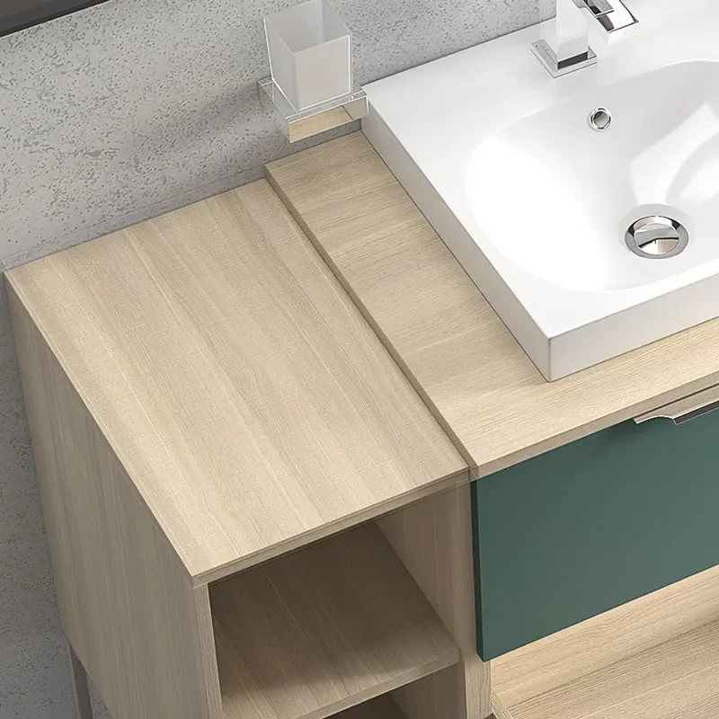 alani 1200 petrol blue vanity square sink