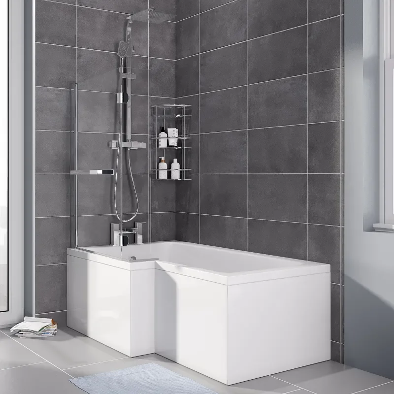 eko 1500 left hand lshape bath