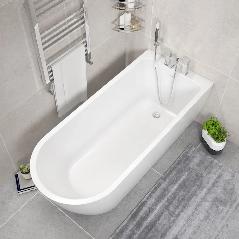 granada back to wall bath 1630 x 700mm