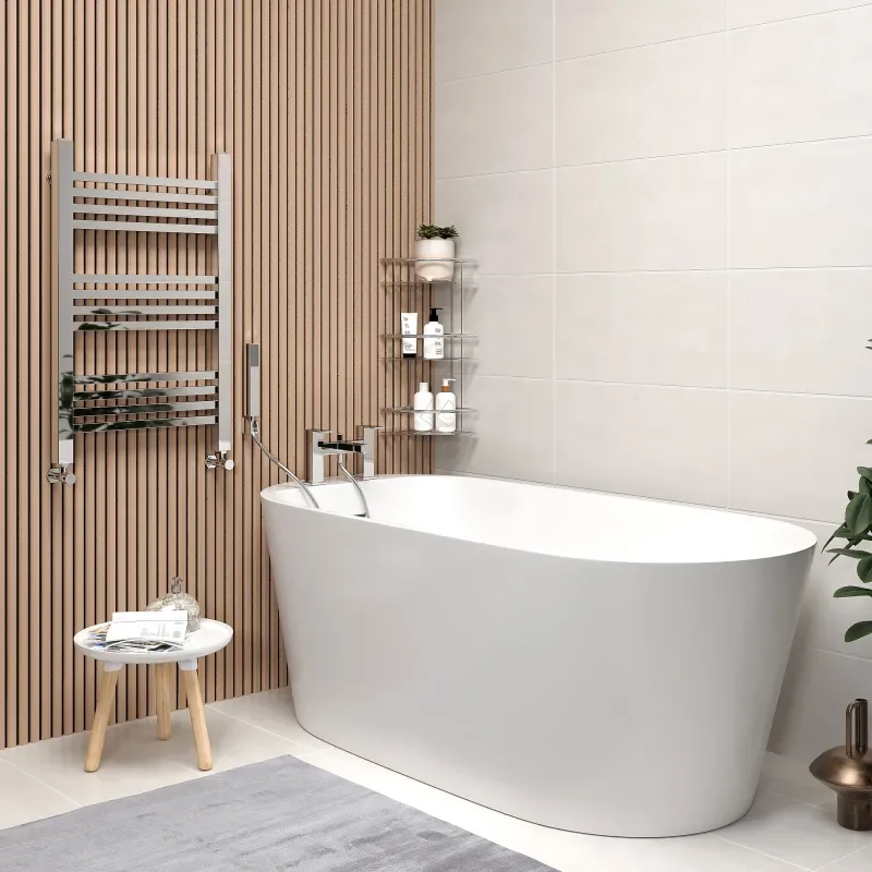 valencia 1600 x 750 freestanding bath with air spa jets