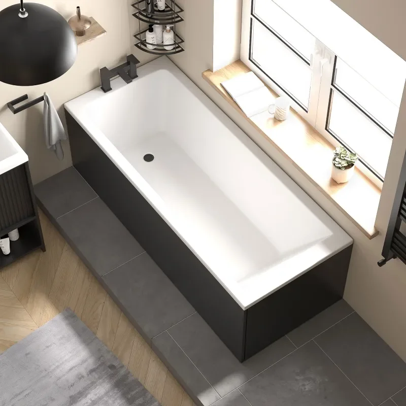jasmine 600 black freestanding vanity unit