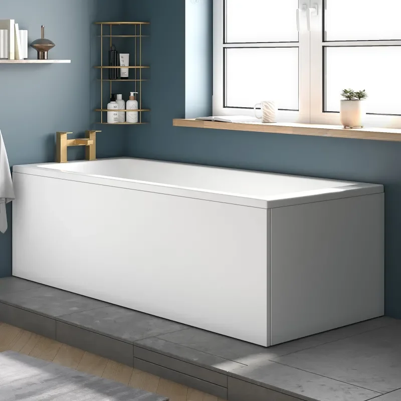 jasmine bath  front panel 1800 matt white