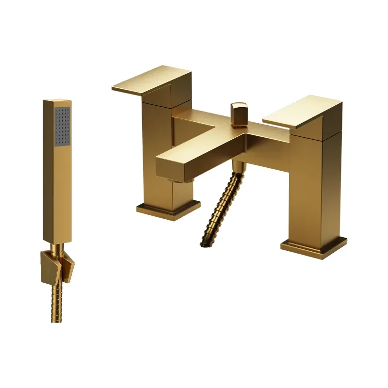 jasmine cashmere 1000mm vanity unit with gold handles, btw toilet unit and 1700 & 1800mm bath