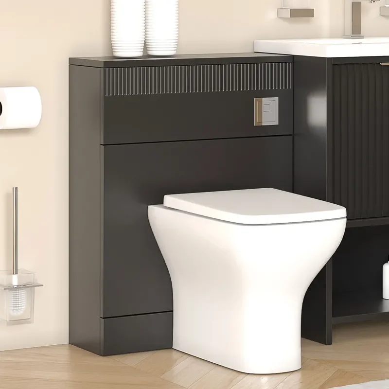 jasmine corner shower suite with black 1000mm vanity unit wc toilet unit chrome