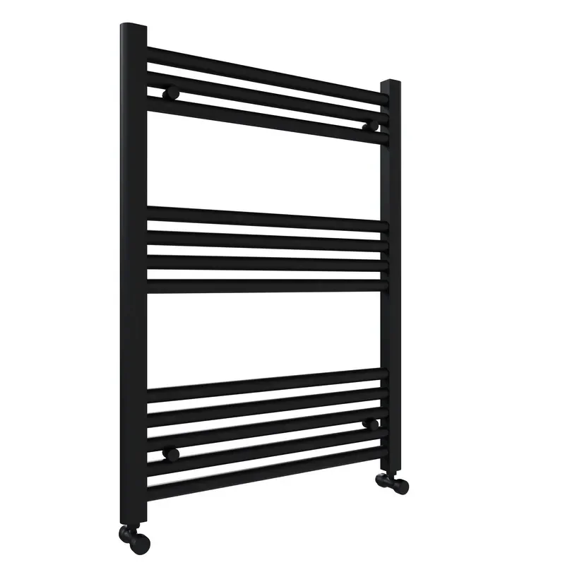Product Image for Black Straight Towel Rail 600 x 800