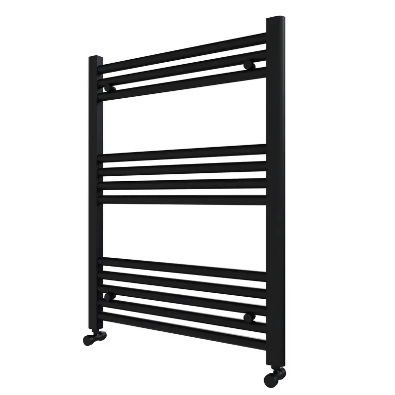 Product Image for Black Straight Towel Rail 600 x 800