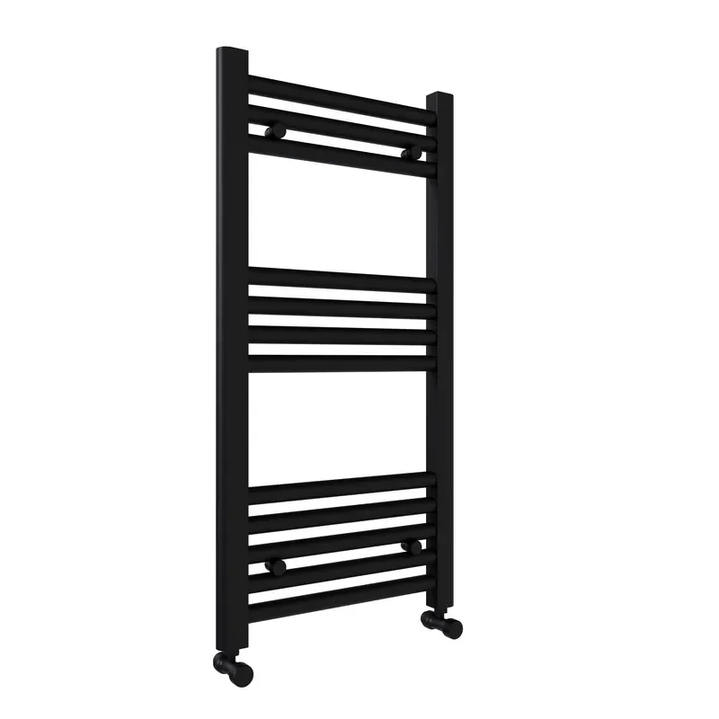 Product Image for Black Straight Towel Rail 400 x 800