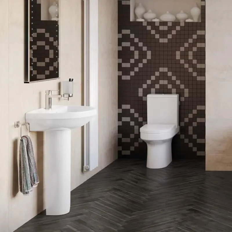Charlie Close-coupled Comfort Height Open Back Toilet