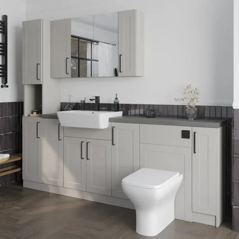 Oliver 2200 Cashmere Shaker Fitted Furniture