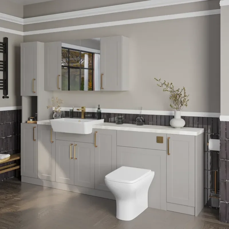 Oliver 2300 Cashmere Shaker Fitted Furniture