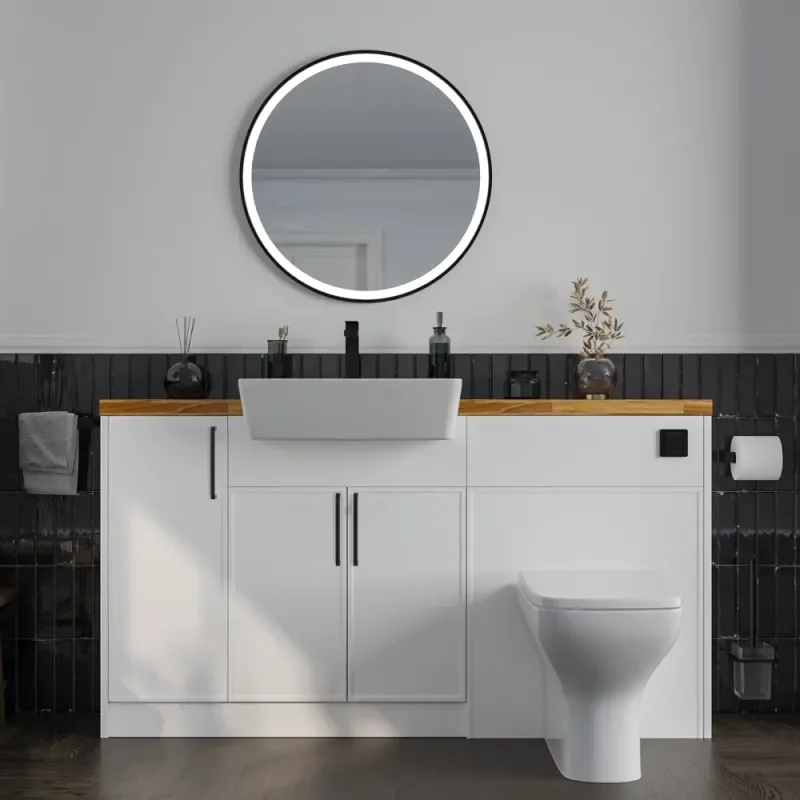 Oliver White 1400 Shaker Fitted Furniture Oliver White 1400 Shaker Fitted Furniture