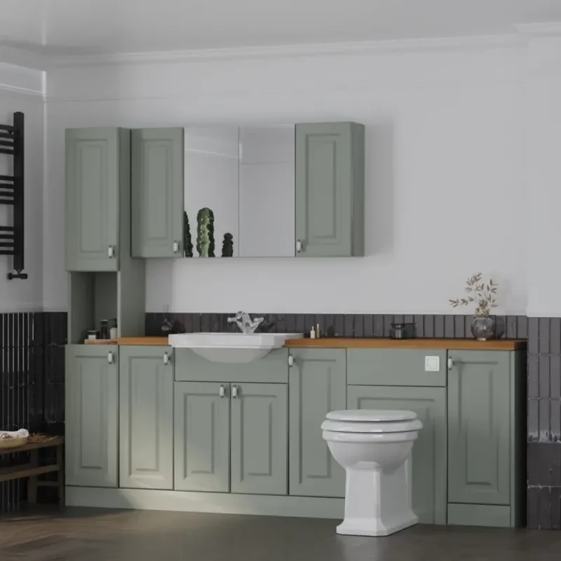 Oliver Sage Green 2300 Shaker Fitted Furniture