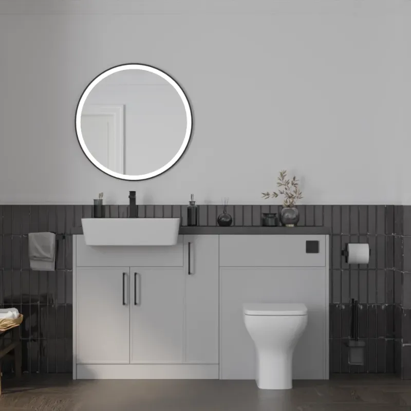 Oliver Dust Grey 1400 Slim Shaker Fitted Furniture 1 Main product image for the Oliver Dust Grey 1400 Slim Shaker Fitted Furniture 1