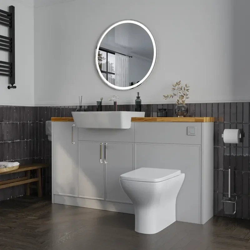 Oliver Dust Grey 1400 Slim Shaker Fitted Furniture Oliver Dust Grey 1400 Slim Shaker Fitted Furniture