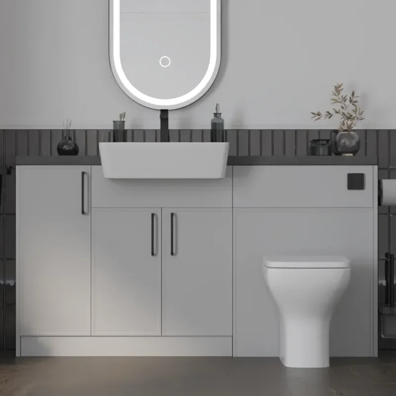 Oliver Dust Grey 1300 Slim Shaker Fitted Furniture