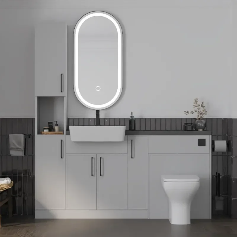 Main product image for the Oliver Dust Grey 1700 Slim Shaker Fitted Furniture 1