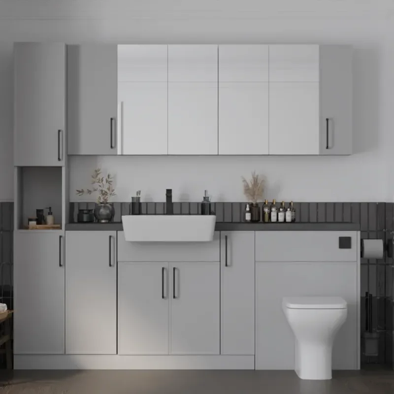 Main product image for the Oliver Dust Grey 2000 Slim Shaker Fitted Furniture 1