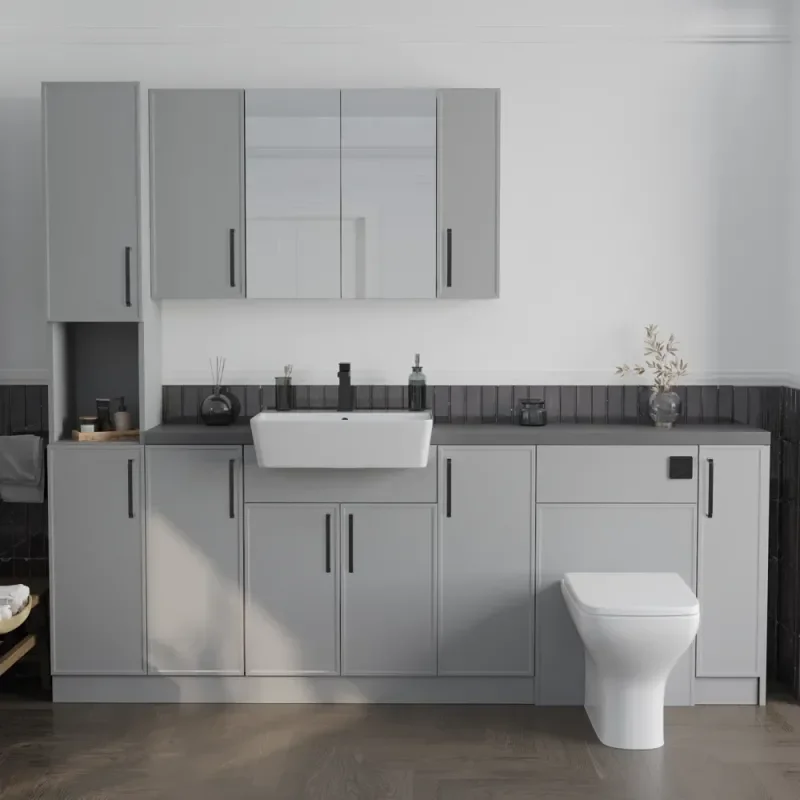 Oliver Dust Grey 2200 Slim Shaker Fitted Furniture