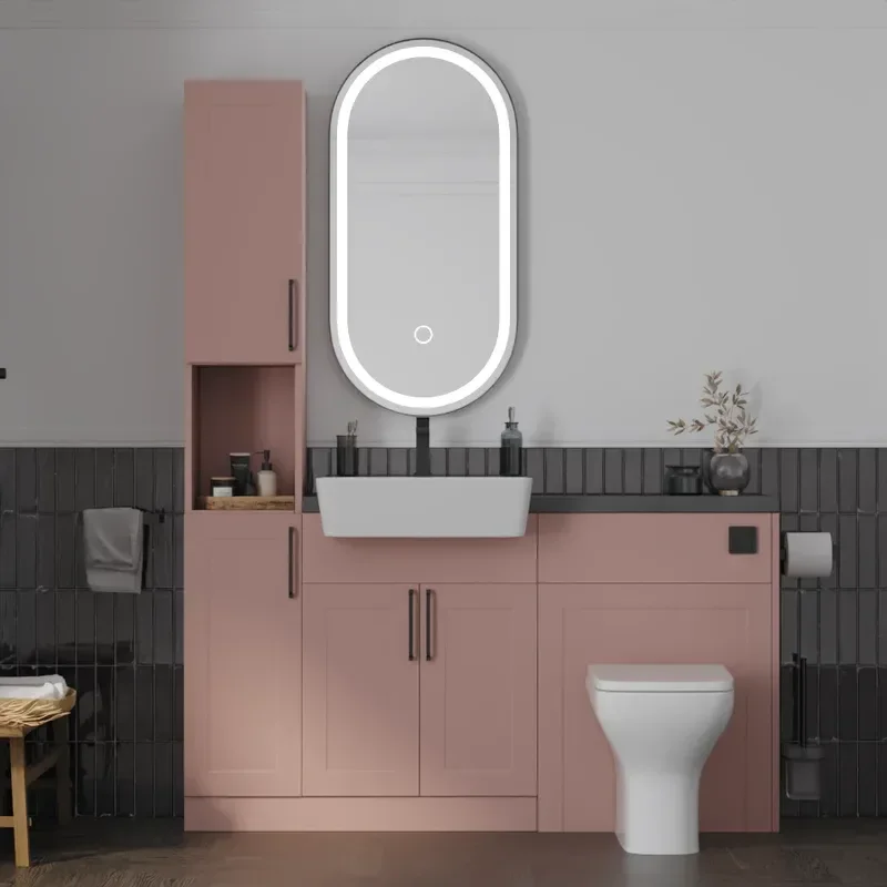 Main product image for the Oliver Pink 1500 Shaker Fitted Furniture 1