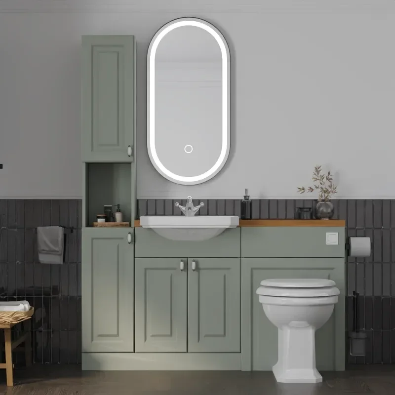 Main product image for the Oliver Sage Green 1500 Shaker Fitted Furniture 1