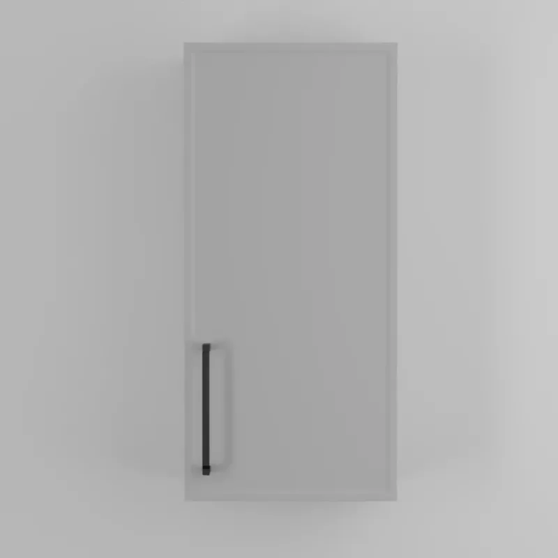 Oliver Dust Grey 300mm Wall Cabinet with Slim Shaker Door