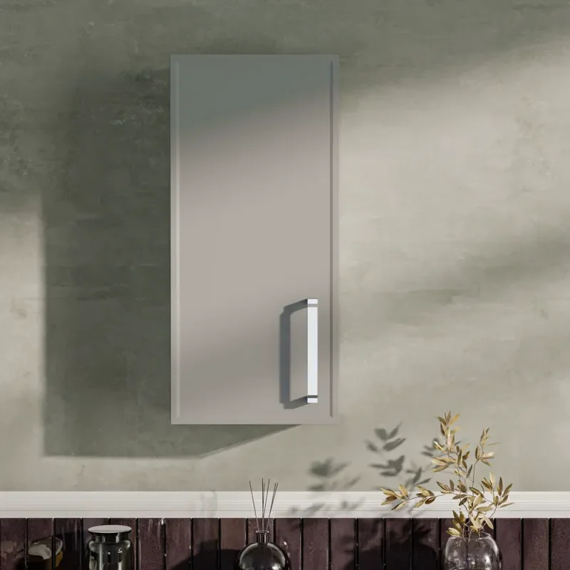 Oliver Dust Grey 300mm Wall Cabinet with Slim Shaker Door