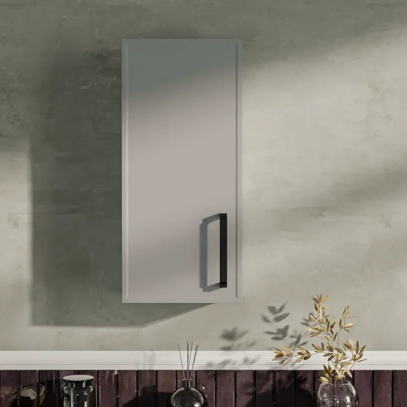 Oliver Dust Grey 300mm Wall Cabinet with Slim Shaker Door