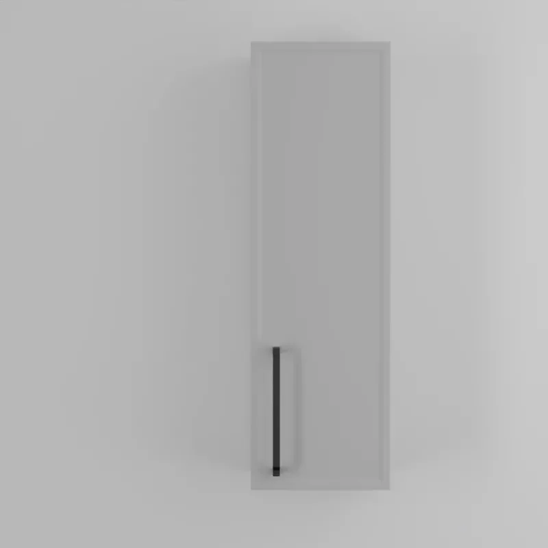 Oliver Dust Grey 200mm Wall Cabinet with Slim Shaker Door
