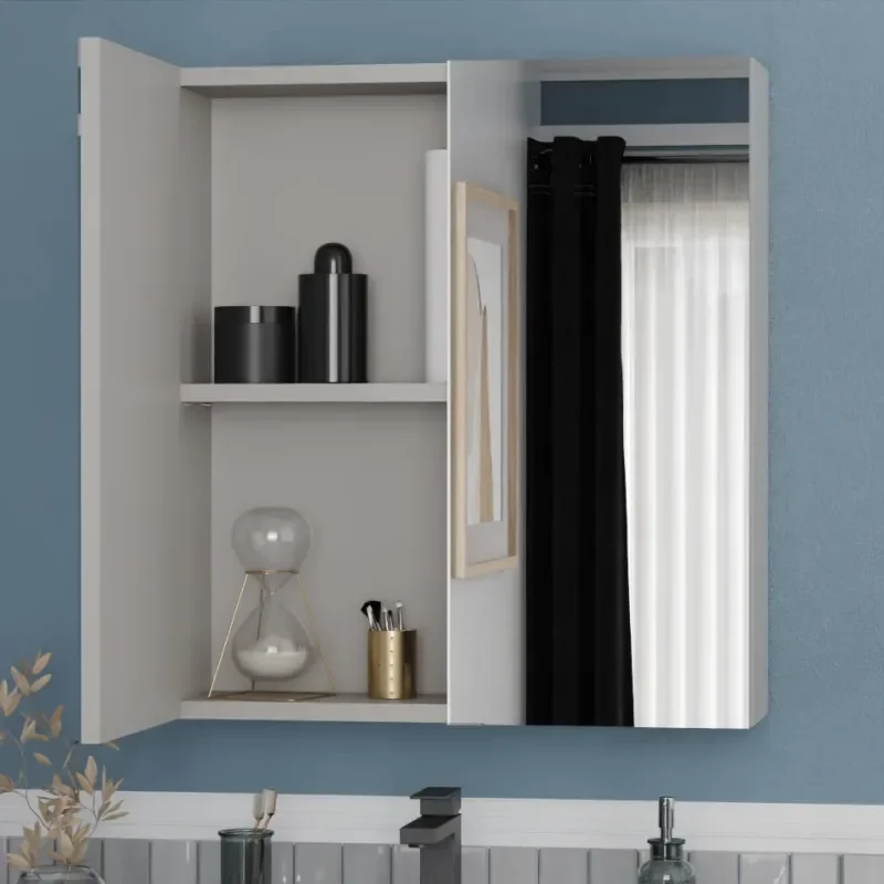 Oliver Cashmere 600mm Mirror Cabinet