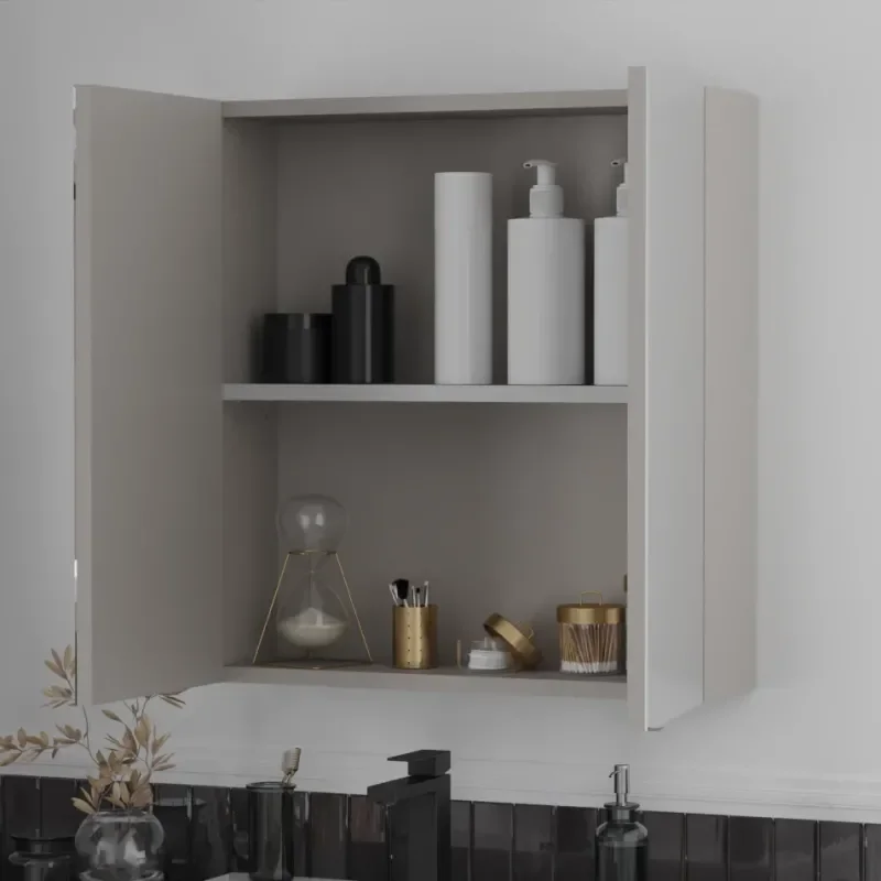 Oliver Cashmere 600mm Mirror Cabinet