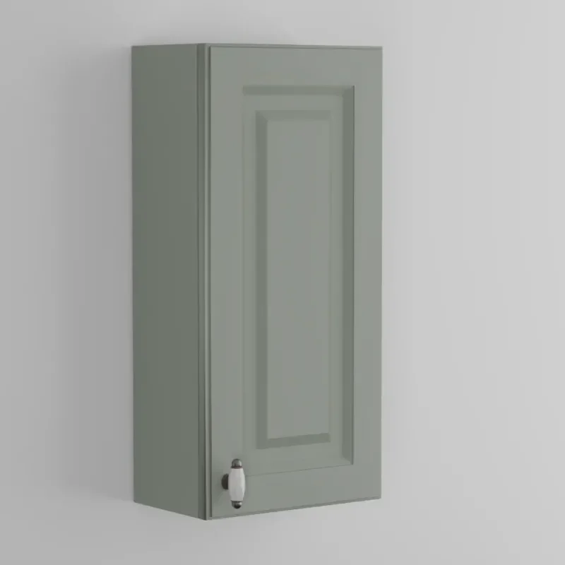 Main Product Image for Oliver Sage Green 300mm Wall Cabinet with Traditional Shaker Door