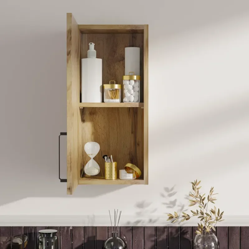 Oliver Oak 300mm Wall Cabinet