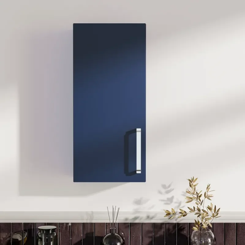 Oliver Navy Blue 300mm Wall Cabinet