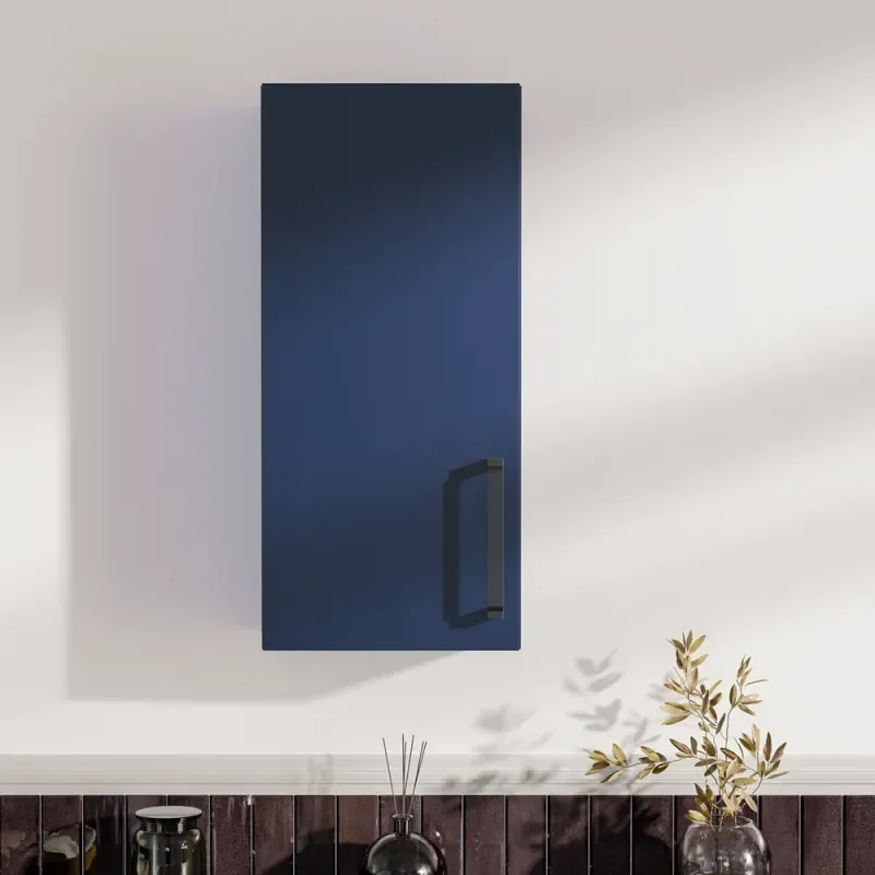 Oliver Navy Blue 300mm Wall Cabinet