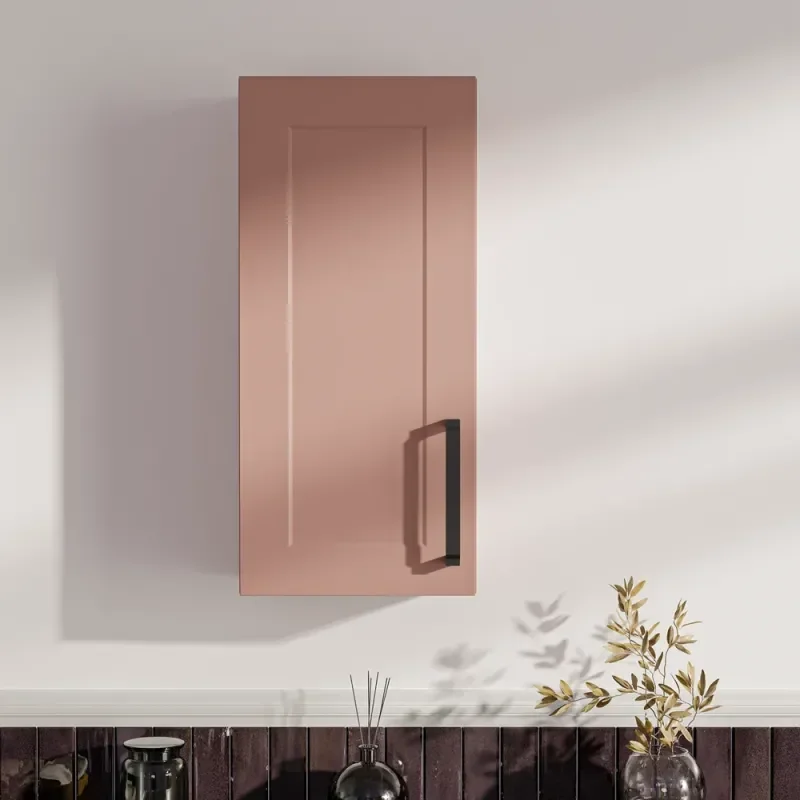 Oliver Pink 300mm Wall Cabinet with Shaker Door