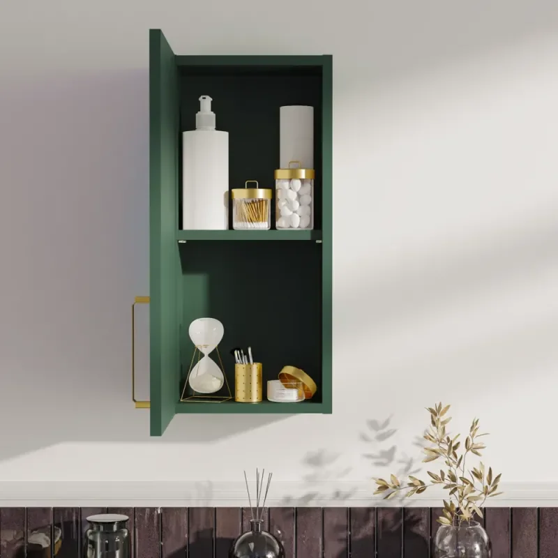 Oliver Matt Green 300mm Wall Cabinet