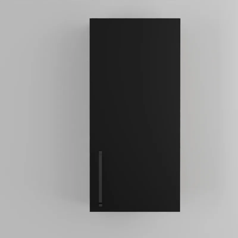 Oliver Matt Black 300mm Wall Cabinet