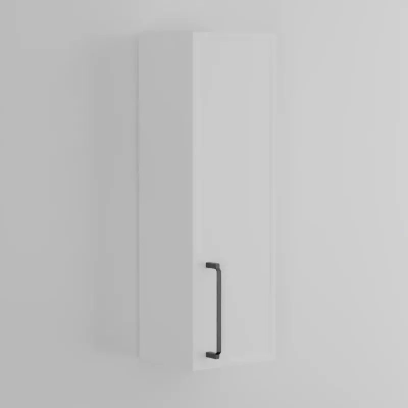 Product Image for Oliver Matt White 200mm Wall Cabinet with Shaker Door (Slim & Standard)