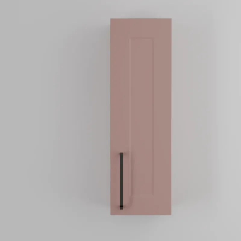 Oliver Pink 200mm Wall Cabinet with Shaker Door