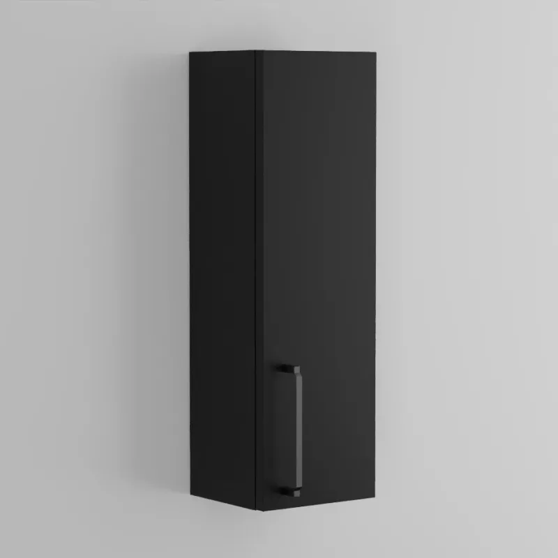 Product Image for Oliver Matt Black 200mm Wall Cabinet