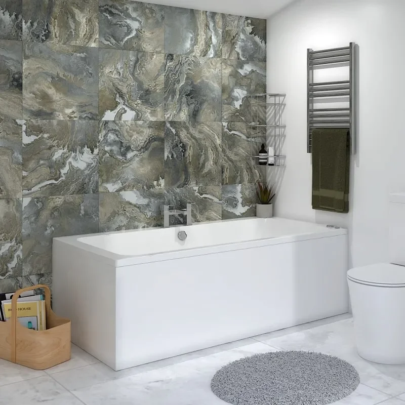 Turin Super Deep 1700 x 800 6 jets Whirlpool Bath